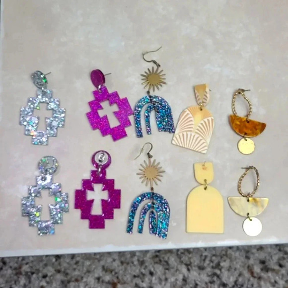 Earrings lot of 5 bundle - Picture 10 of 10